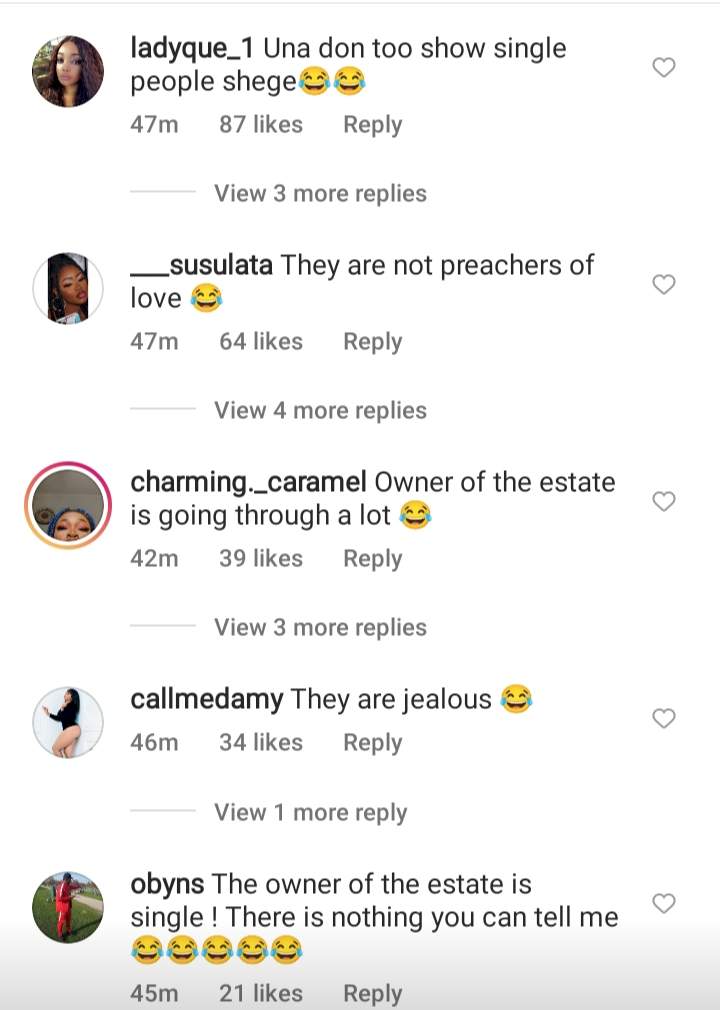 'They are not preachers of love' - Reactions as OAP TaymiB fumes over 'NO-PDA' notice erected at an estate