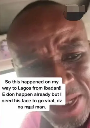 'Why you no talk since?' - Man asks lady as she confronts him after he groped her bosom during a trip (Video)