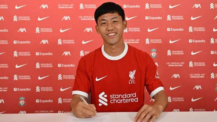 Wataru Endo has joined Liverpool from Stuttgart on a long-term deal