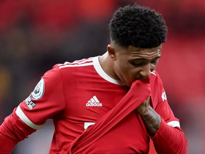 Jadon Sancho has struggled to make an impact at Manchester United