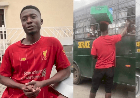 Moment viral hawker, Jerry returns to former hawking spot to share money to ex-colleagues (Video)