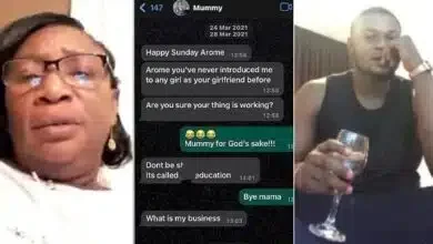 "Are you sure your thing is working?" - Nigerian mum questions son who never brought a girl home
