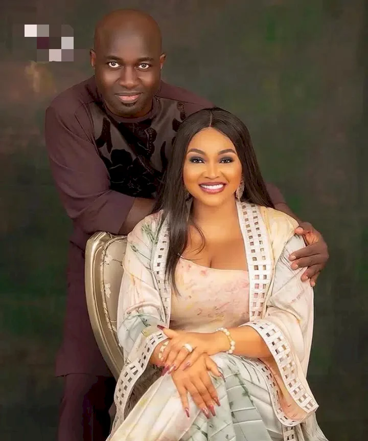 "I stand gidigba for my hubby's house" - Mercy Aigbe says as she debunks rumours of being kicked out of new husband's house