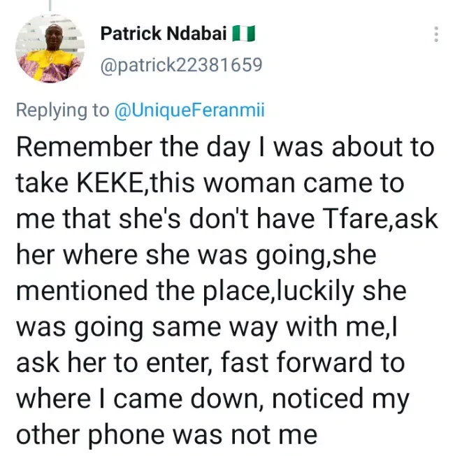 Man shares sad experience after paying transport fare of a random lady he met