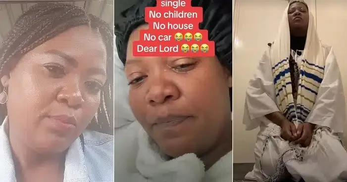 'I am still single without children or car' - 39-year-old woman sheds tears (Video)
