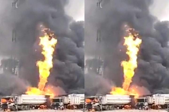 Explosion near RCCG camp on Lagos-Ibadan highway (Video)