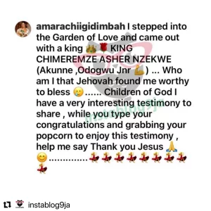 How God kept my baby alive in my womb for 8hrs after I almost d#ed on the way to the hospital - Actress Amarachi Igidimbah