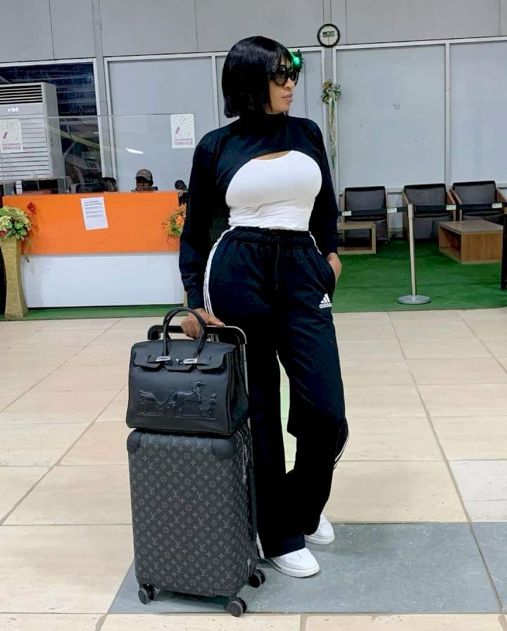 'Yul was dulling her shine' - Reactions as actor Yul Edochie's first wife, May flies business class to UK (Video)