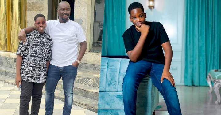 'Officially a teenager' - Obi Cubana says as he marks son's 13th birthday