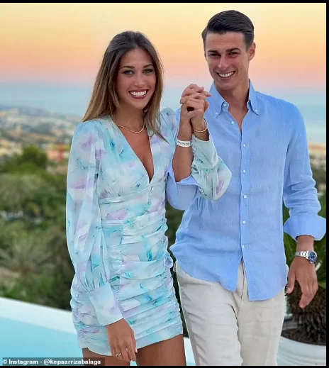 Chelsea goalkeeper Kepa Arrizabalaga announces his engagement to his Miss Universe Spain (photos)