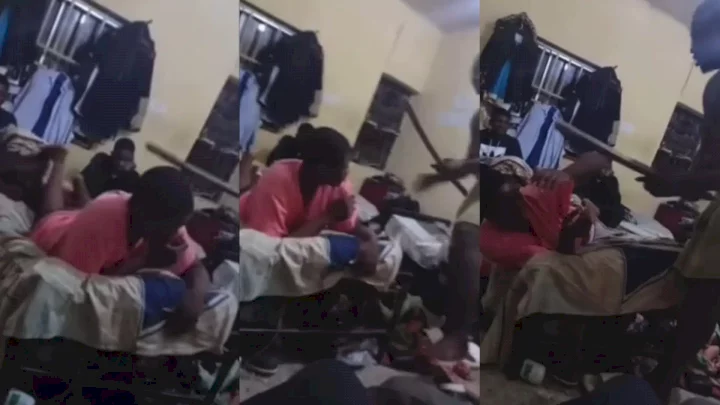 "After surviving secondary school then this?" - Reactions trail clip of alleged University fresher flogged by senior (Video)