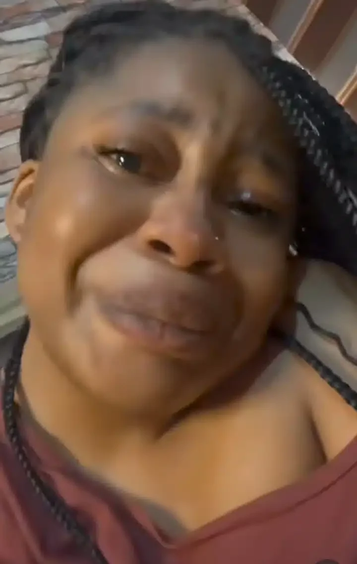 'I'm broken' - Lady weeps after ex broke-shamed her and mom before dumping her (Video)