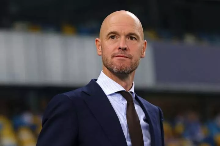 EPL: Ten Hag blocks midfielder from joining Man Utd's rivals