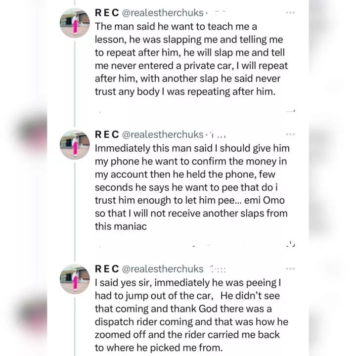 The police are asking for N70k to track my phone - Lady alleges after getting robbed by a one-chance operator in Lagos