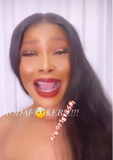 'Put some respect on my name, I'm nobody's mate' - Reality star, Tacha brags (Video)