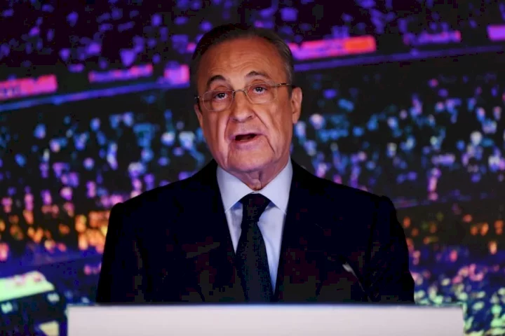 Real Madrid president, Perez makes Hazard decision amid Chelsea link