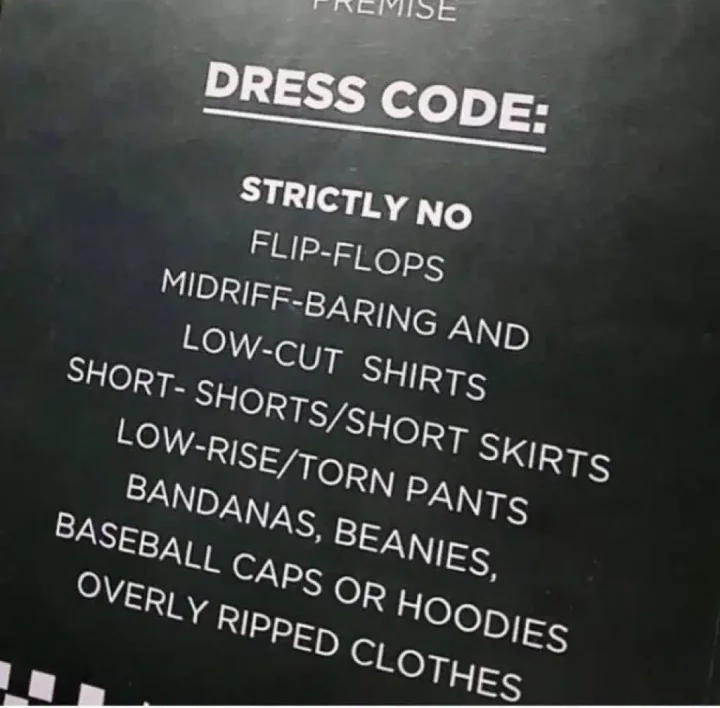 Restaurant sparks outrage after releasing dress code for customers