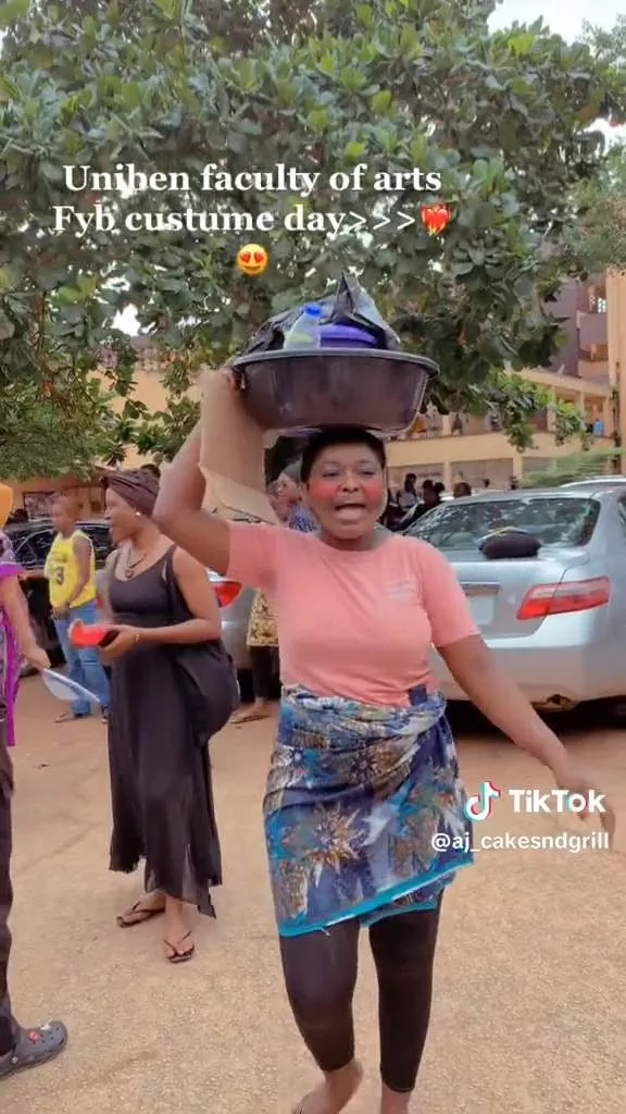 Outfit of UNIBEN students on Faculty of Arts Costume Day causes buzz online, netizens react (Video)