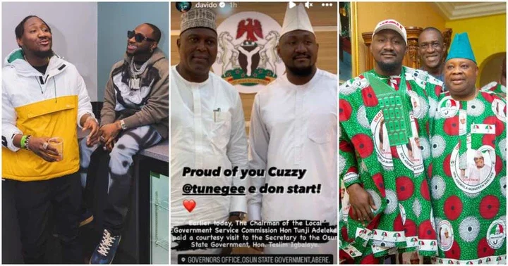Davido's Cousin Tunegee Appointed Chairman of Local Government Commission Osun: "E Don Turn Family Business"