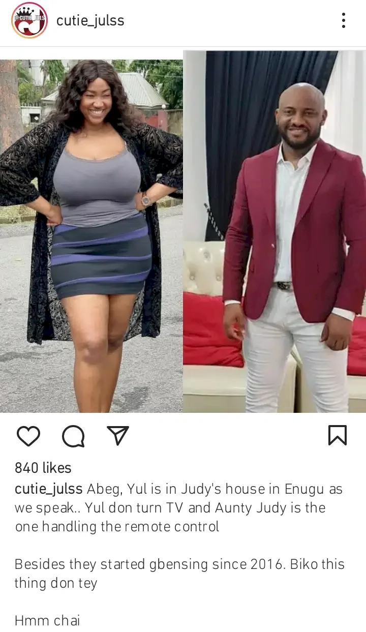 'Judy is the one controlling him' - Drama as Yul Edochie reportedly abandons May, moves in with second wife