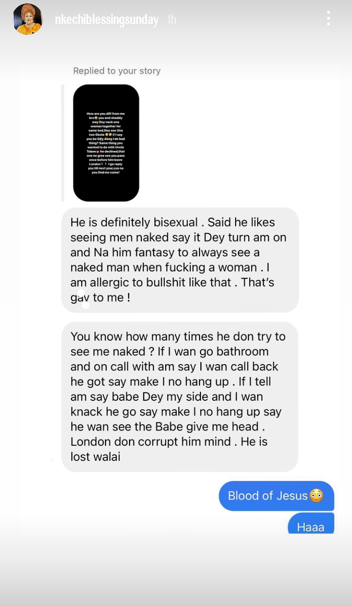 Nkechi Blessing accuses ex-husband, Opeyemi of being a paedophile and bisexual, exposes dirty deeds