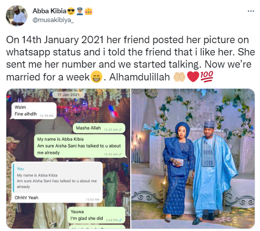 Man set to marry woman one year after he saw her photo on his friend