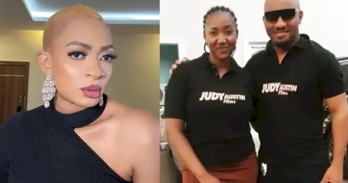 May Edochie seemingly agrees with comment of fan who shaded her husband, Yul Edochie and his new wife, Judy