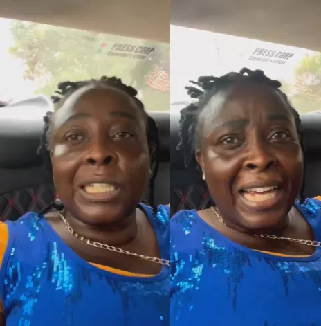 "We had to run for our dear lives" Media personality, Lolo, says thugs carrying "juju" disrupted elections at her polling unit in Ajah (video)