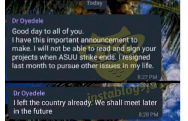 'We shall meet in the future' - Lecturer tells project students as he relocates abroad