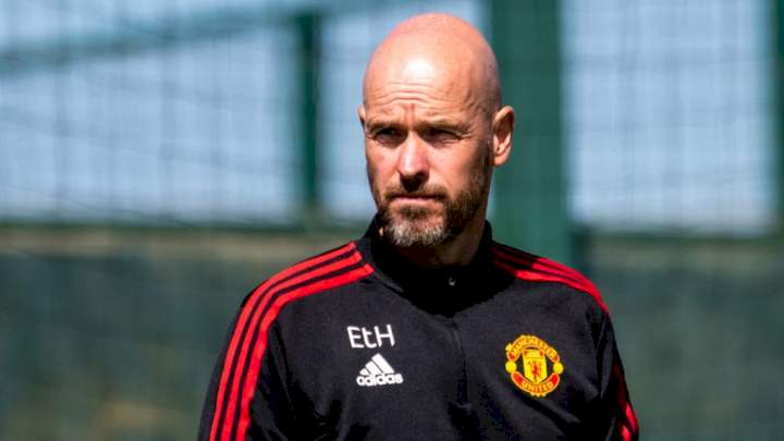 EPL: Man Utd player who disobeyed Ten Hag during 6-3 defeat to Man City revealed