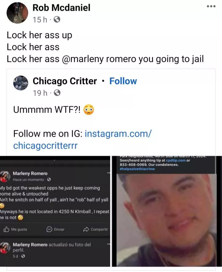 Man is murdered after his baby mama shared his location and called his enemies weak for not going after him