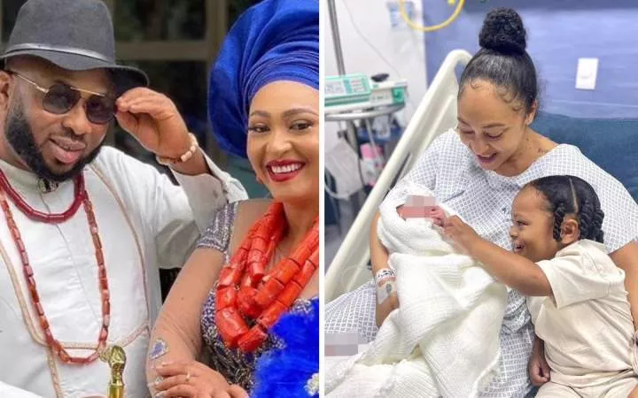 Businessman Olakunle Churchill and wife, Rosy, welcome baby girl