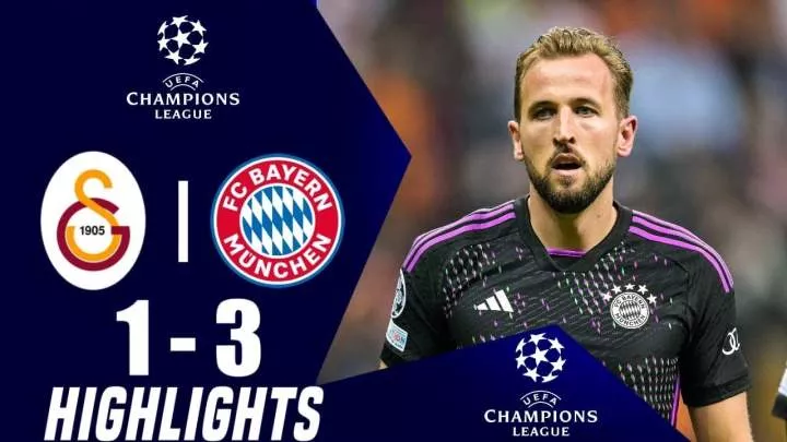 Galatasaray 1 - 3 Bayern Munich (Oct-24-2023) Champions League Highlights