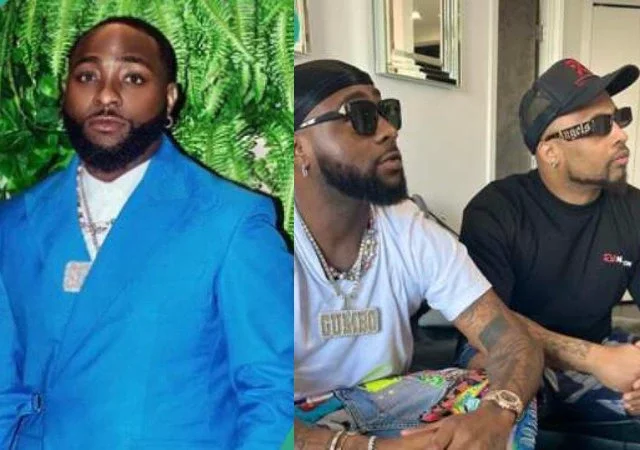 "E no go funny if e no win o"- reactions as Davido Assures His Cousin B-Red He Is Winning an Award, Video Goes Viral