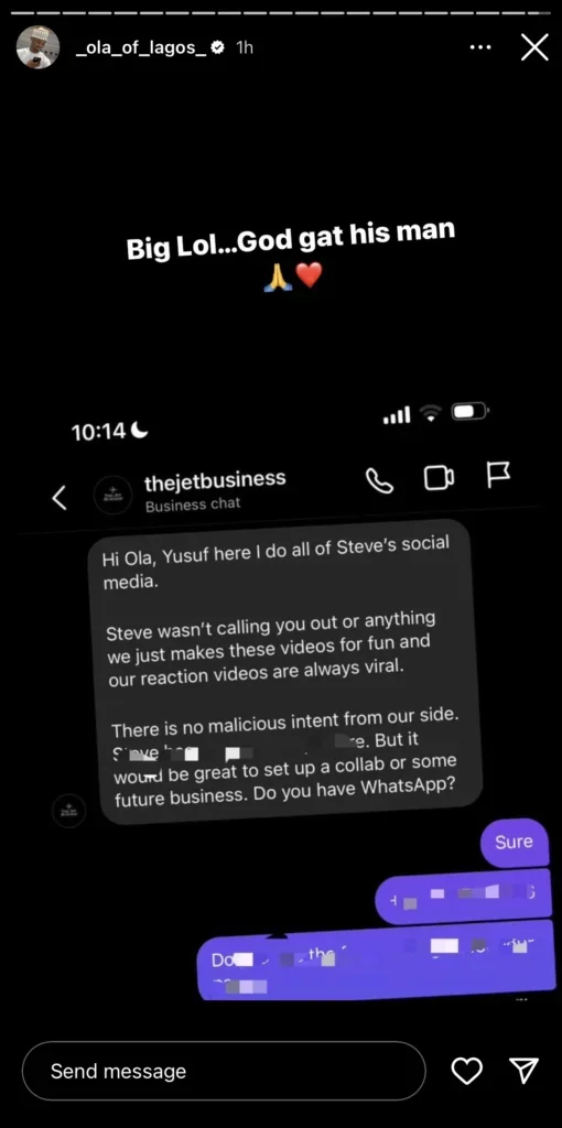 'See how God works' - Nigerians jubilate as Jet Businessman, Steve Varsano makes plans to collaborate with Ola of Lagos
