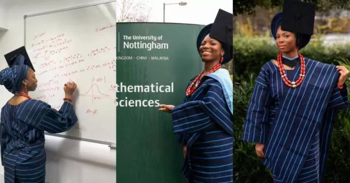 "Call me the Iyaleje of mathematics" - Lady says as she bags MSc in Maths