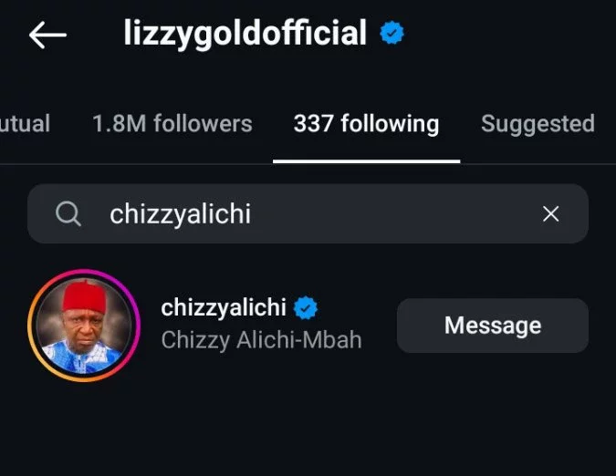 Destiny Etiko and Lizzy Gold unfollow each other amid whispers of rift over Chizzy Alichi