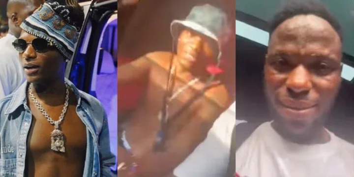 "The video no nice, off am" - Wizkid tells man who filmed him after hopping into his car in Surulere -VIDEO