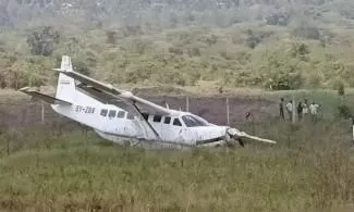 Plane carrying 11 crashes during take-off in Kenya