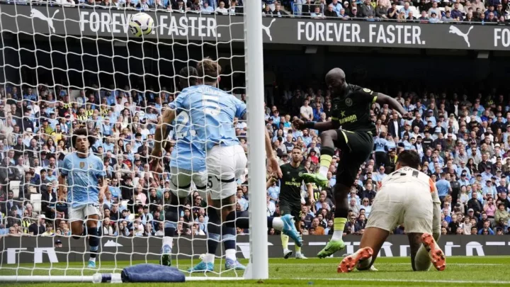 EPL: We were lucky - Guardiola reacts as Man City beat Brentford 2-1