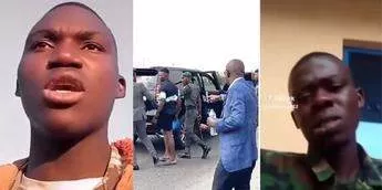 Soldiers curse Sanwo-Olu, defend colleague who rode against traffic (Video)