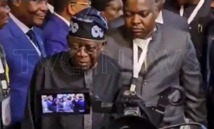 JUST IN: President Tinubu Arrives at Venue of AU Conference in Accra, Ghana [VIDEO]