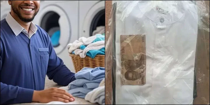 Man shocked as dry cleaner returns cash found in his clothes Man shocked as dry cleaner returns cash found in his clothes