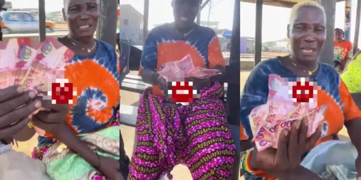 Fish seller weeps after being paid fake notes by man who bought all her smoked fish Fish seller weeps after being paid fake notes by man who bought all her smoked fish