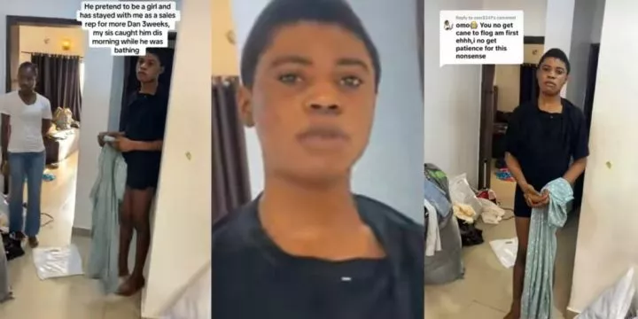 Businesswoman finds out sales rep she hired 3 weeks ago is a boy pretending to be a girl Businesswoman finds out sales rep she hired 3 weeks ago is a boy pretending to be a girl