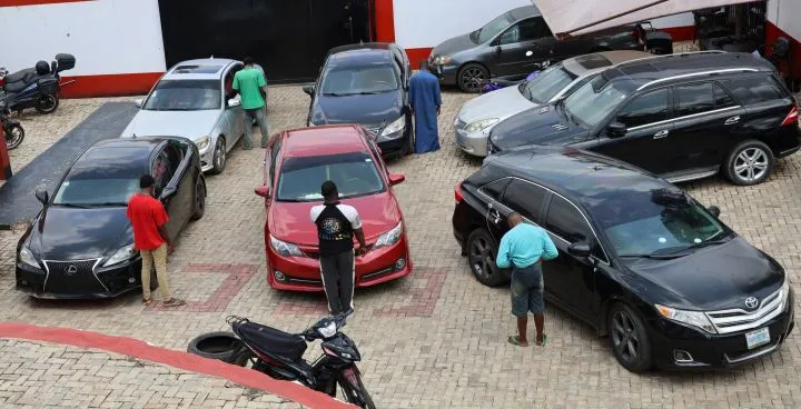 34 Suspected Internet Fraudsters Arrested in Ekiti, Exotic Cars Recovered (Photos)