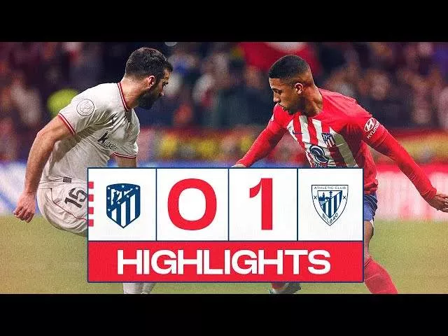 Atletico Madrid 0 - 1 Athletic Club (Feb-07-2024) Copa del Rey Highlights