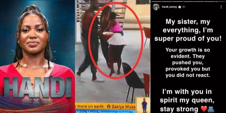 BBNaija: 'I'm with you in spirit' - Handi writes emotional message of support for sister, Wanni amid backlash