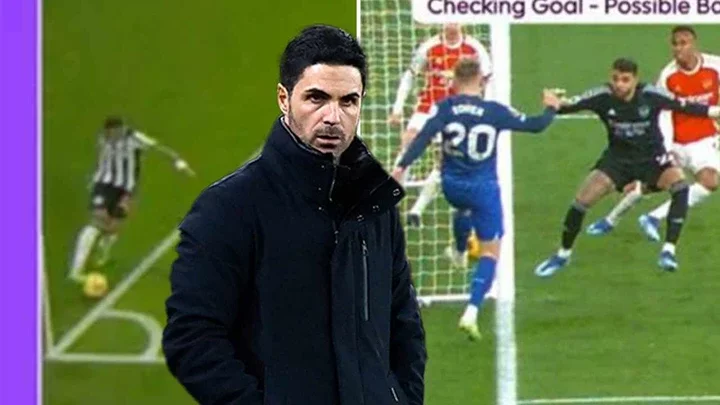 Arsenal furious after being hit by same VAR controversy that sparked Mikel Arteta meltdown in Newcastle clash