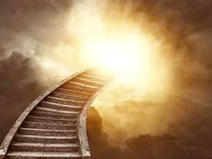stairs heaven light